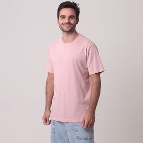 Camiseta-Manga-Curta-Lisa-Rosa---ID-Casual