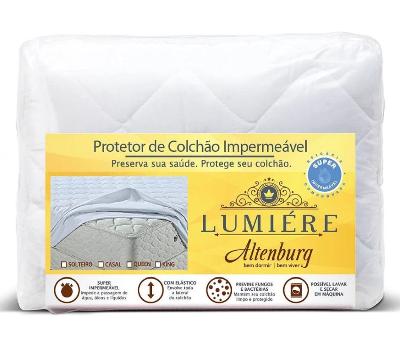Protetor de Colchão l Lumière Impermeável - Altenburg