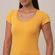 Blusa-Manga-Curta-Liso-Amarelo---Viva