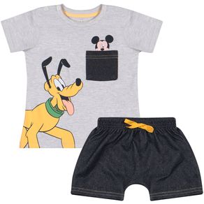 Conjunto-Manga-Curta-Bebe-Mickey-E-Pluto-Cinza---Disney