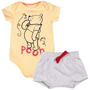 Conjunto-Manga-Curta-Bebe-Listras-Pooh-Amarelo---Disney-V