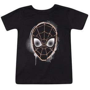 Camiseta-Manga-Curta-Infantil-Homem-Aranha-Preto---Marvel-