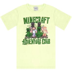 Camiseta-Manga-Curta-Infantil-Minecraft-Verde