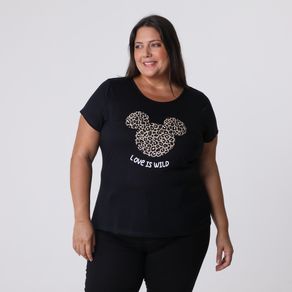 Blusa-Manga-Curta-Mickey-Zebra-Preta-Disney---Plus-Size