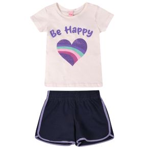 Conjunto-Manga-Curta-Infantil-Be-Happy-Branco---Toys---Kids