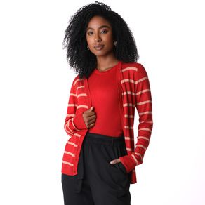 Cardigan-Manga-Longa-Aberto-Listrado-Vermelho---Viva-Basico