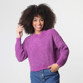 Sueter-Chenile-Roxo---Love-Trend-