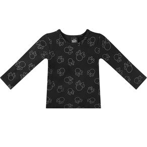 Blusa-Manga-Longa-Infantil-Minnie-Preto---Disney