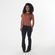 Blusa-Manga-Curta-Retilinea-Liso-Marrom---Urbano