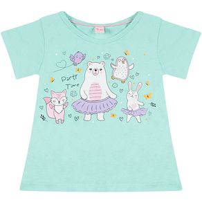 Blusa-Manga-Curta-Infantil-Ursinha-Verde---Toys---Kids