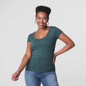 Blusa-Manga-Curta-Canelada-Verde---Viva-Basico-