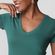 Blusa-Manga-Curta-Decote-V-Meia-Malha-Verde---Viva-Basico-