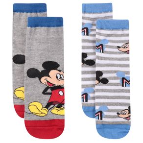 Meia-Soquete-Infantil-Mickey-Sortido---Disney