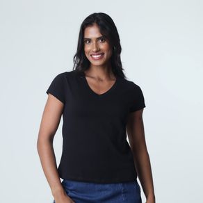 Blusa-Manga-Curta-Decote-V-Preta---Viva-Basico-