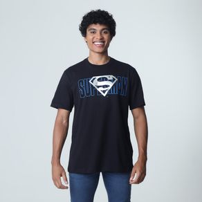 Camiseta-Manga-Curta-Super-Homem-Preto