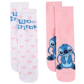 Kit-Meia-Soquete-Infantil-Lilo---Stitch-Sortido---Disney