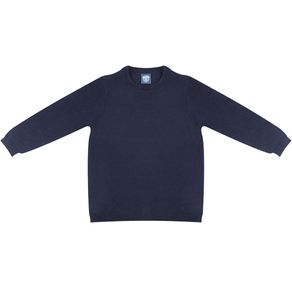 Sueter-Knit-Sweater-Solid-Azul