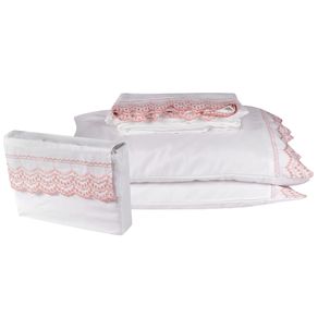 Jg-Cama-Queen-Bordado-Renda-Rosa