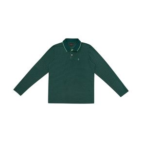 Camisa Polo Manga Longa Diametro Verde P