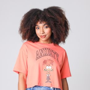 Blusa-Manga-Curta-Disney-Laranja--Love-Trend-