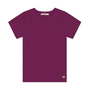 Blusa Infantil Feminina Canelada Trick Nick Roxo 10