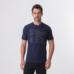 Camiseta-Manga-Curta-Estampa-Desenho-Prancha-Marinho---ID-Casual