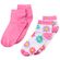 Kit-Meia-Soquete-Infantil-Flores-Sortido---Yeapp