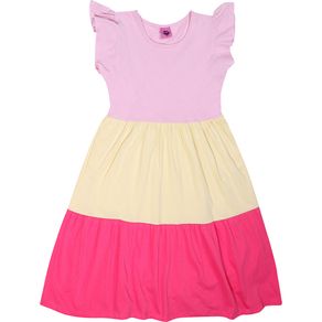 Vestido-Manga-Curta-Infantil-3-Marias-Rosa---Yeapp