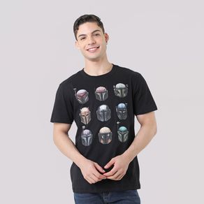 Camiseta-Manga-Curta-Estampa-The-Mandolorian-Preto---Star-Wars