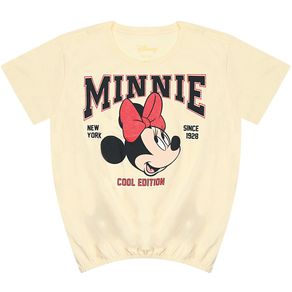 Blusa-Manga-Curta-Minnie-Amarelo