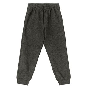 Calça de Moletom Infantil Masculina Rovitex Kids Mescla Preto 12