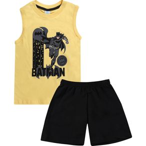 Conjunto-Sem-Manga-Infantil-Regata-Batman-Amarelo---Warner