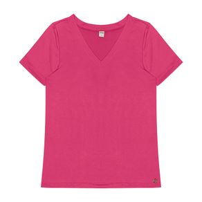 Blusa Feminina Malha Delicate Básica Rovitex Rosa GG