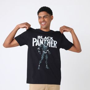 Camiseta-Manga-Curta-Marvel-Pantera-Negra-Preto---Marvel