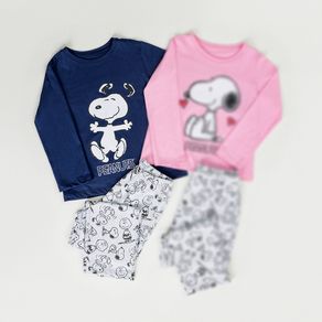 Pijama-Manga-Longa-Infantil-Snoopy-Azul---Snoopy