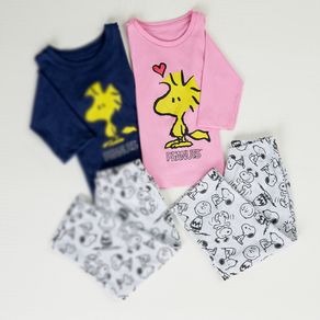 Pijama-Manga-Longa-Infantil-Snoopy-Rosa---Snoopy