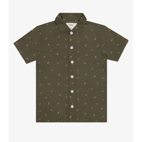 Camisa Infantil Masculina Trick Nick Verde 12