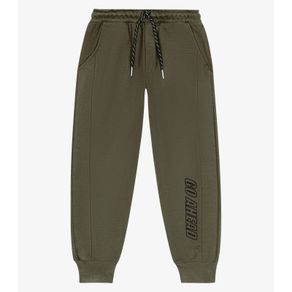 Calça Infantil Masculina Em Moletom Trick Nick Verde 4