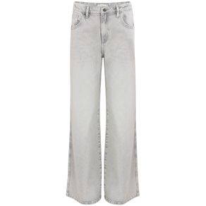 Calca-Wide-Slim-Cinza-Liso-Jeans