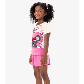 Pijama Infantil Feminino Rovi Kids Bege 4