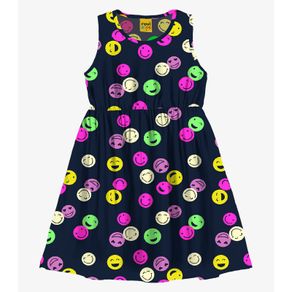 Vestido Infantil Estampado Rovi Kids Azul 1