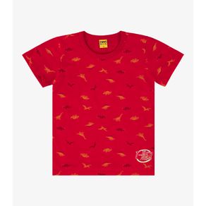 Camiseta Infantil Estampada Rovi Kids Vermelho 6