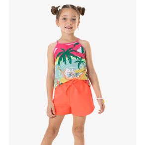 Shorts Infantil Clochard Rovi Kids Laranja 4