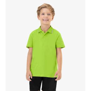 Polo Infantil Em Meia Malha Rovi Kids Verde 6