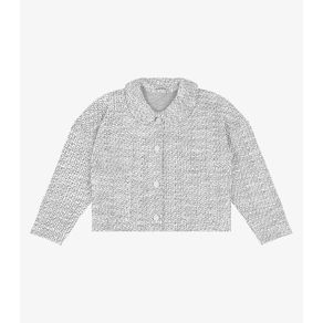 Casaco Infantil Tweed Shine Trick Nick Branco 8