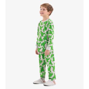 Pijama meia malha Rovi Kids Cinza 6