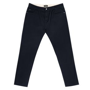 Calça Masculina Plus Size Em Sarja Diametro Preto Plus 56