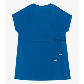 Vestido Curto Secret Glam Azul Plus G3