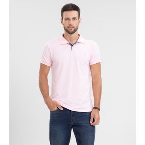 Polo Masculina Básica Diametro Rosa GG
