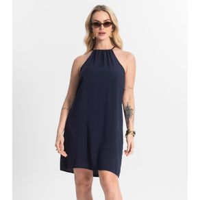 Vestido Feminino Tecido Viscose Select Azul G